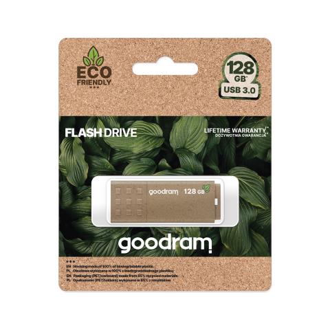 Pendrive Goodram 128gb Ume3 Green Usb 3.0 - Retail Blister - Foto 1